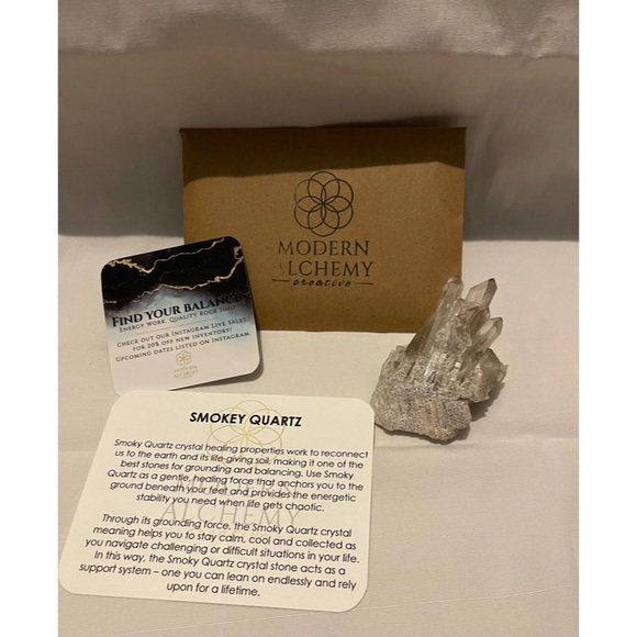 🌸✨UPDATED Smokey Quartz Cluster Crystal - Broken Piece - Picture 3 of 10